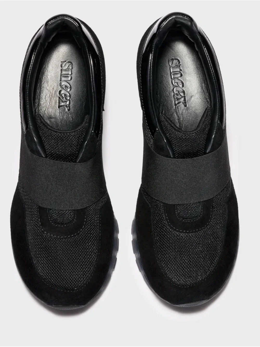 Sneex-The Icon in Black/Black Patent Size 9 ~ New No Box - Picture 7 of 13